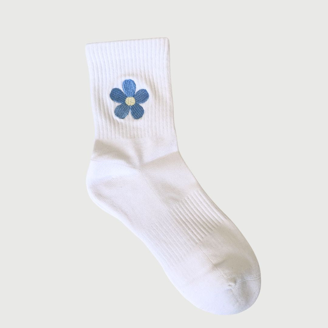 Plant Lover Daisy Floral Athletic Socks