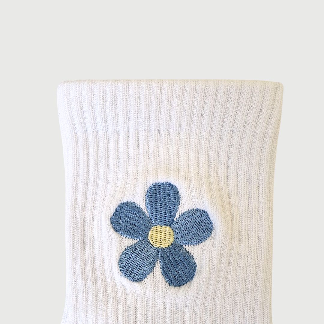 Plant Lover Daisy Floral Athletic Socks