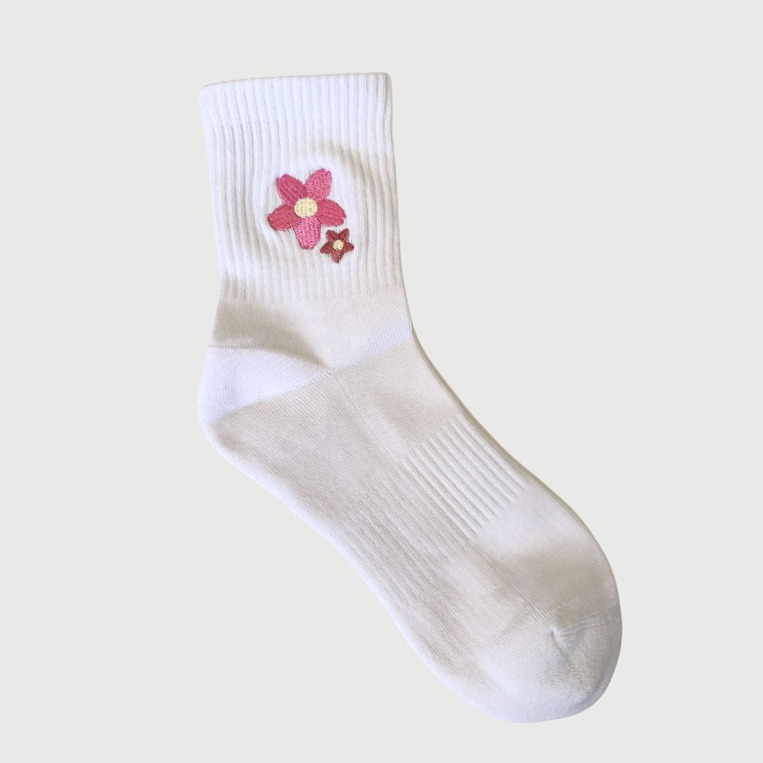 Plant Lover Sakura Cherry Blossom Floral Athletic Socks