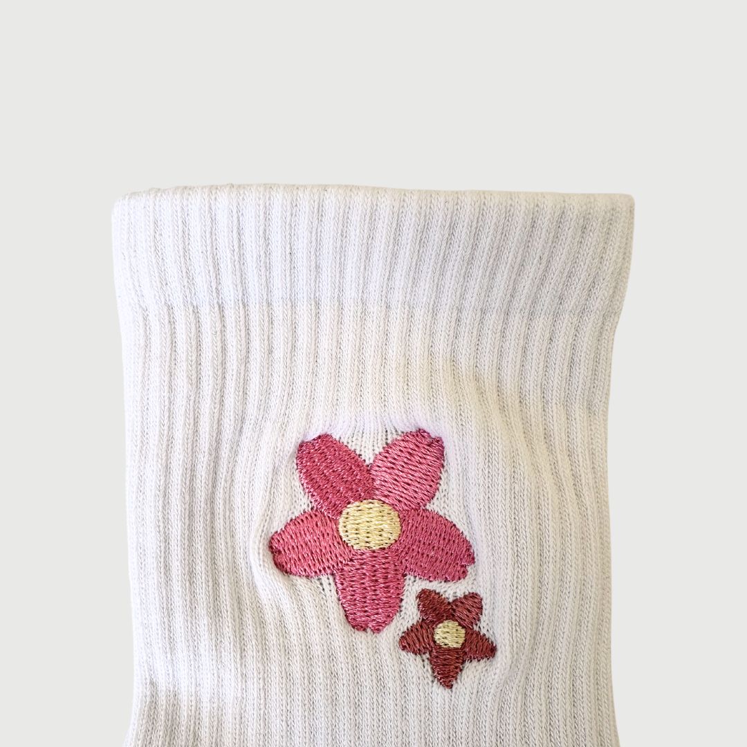 Plant Lover Sakura Cherry Blossom Floral Athletic Socks