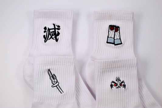 Demon Slayer Jujutsu Kaisen Anime Crew Socks