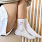 Coquette Bow Girly Athletic Socks